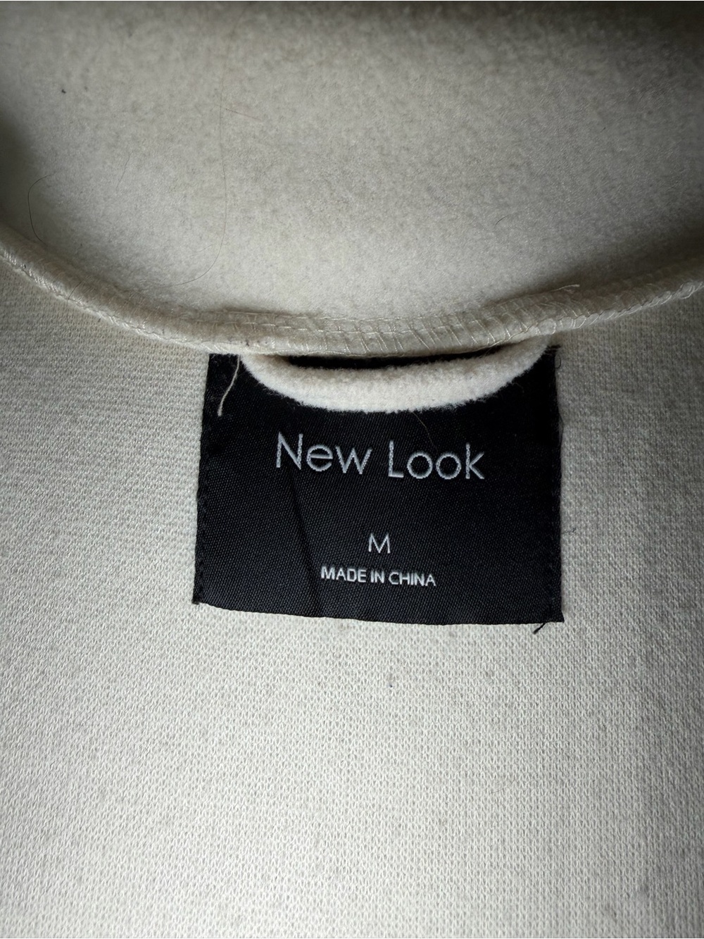Women's Cream Button-Front Shacket Jacket - Picture 4 of 4